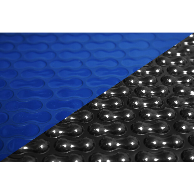 Solarfolie für Rechteckbecken - Premium Geo 400my nach Maß - blau / schwarz