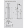 Gartendusche Bahama Edelstahl/ WPC inkl. Bodenplatte