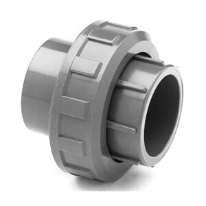 Verschraubung PVC, beidseitig Klebemuffe f&uuml;r Rohr 63mm