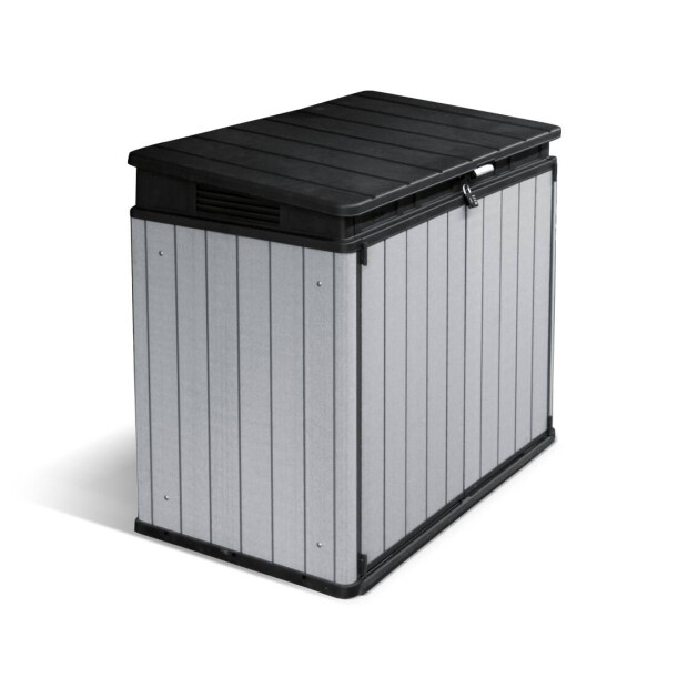Trend Pool Technikbox | ohne Dosieranlage | Filter Trend Side Ø 500 mm | ProPump 7 | Holzoptik in Grau