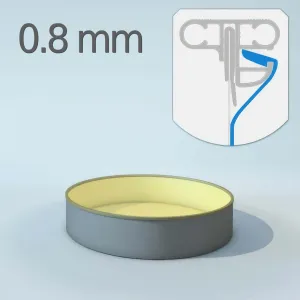 Schwimmbecken Innenh&uuml;lle rund - Keilbiese - 120 cm x...