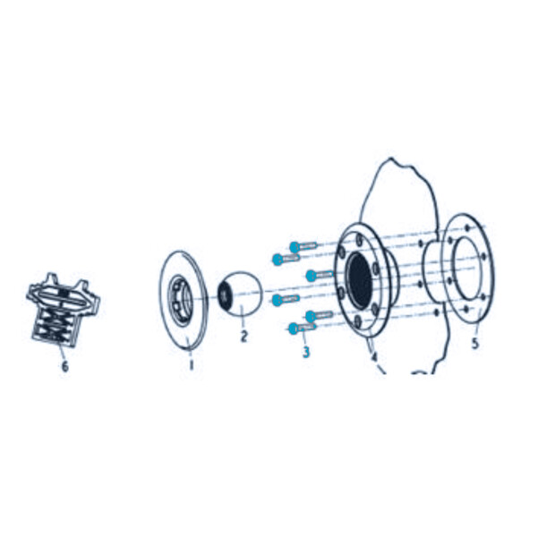 6x TORX-Schrauben
