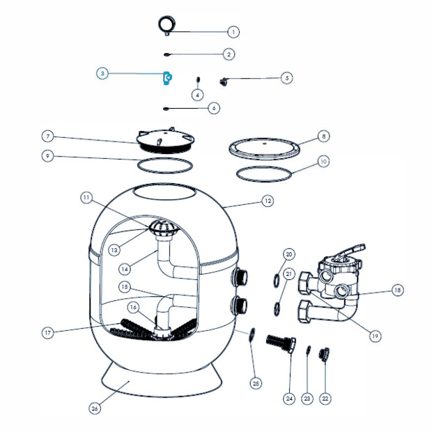 T-Stück für Manometer