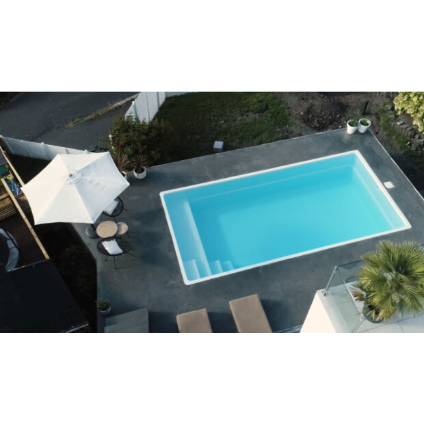 Desert 650 GFK-Vinylester (CVC) Pool - Komplett-Set inkl. Montage