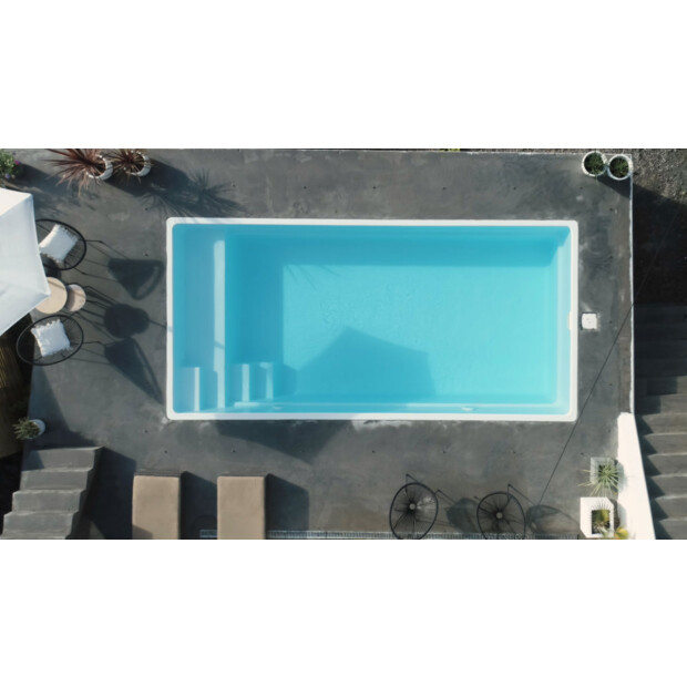 Oceanus 650 GFK-Polyester (GFK) Pool - Komplett-Set inkl. Montage