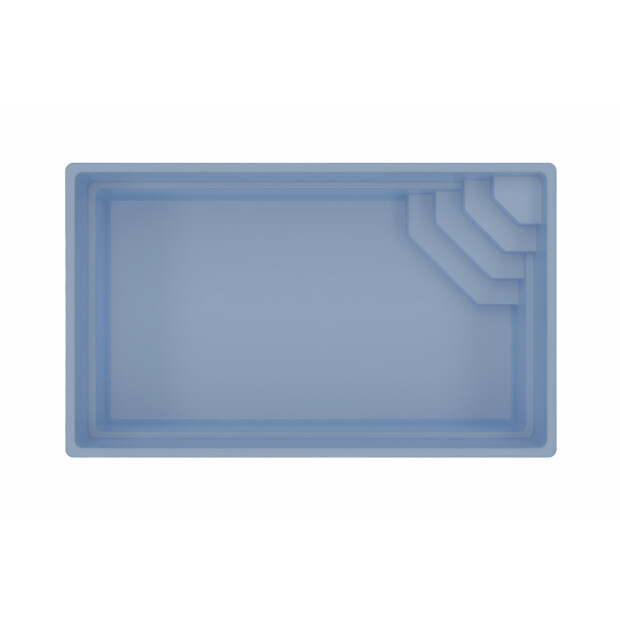 Avalon 500 GFK-Vinylester (CVC) Pool - Komplett-Set inkl. Montage