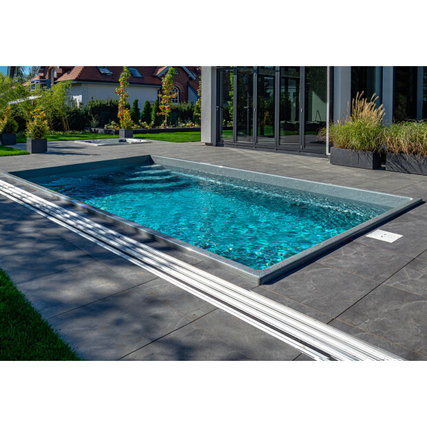 Delfino 500 GFK-Polyester (GFK) Pool - Komplett-Set inkl. Montage