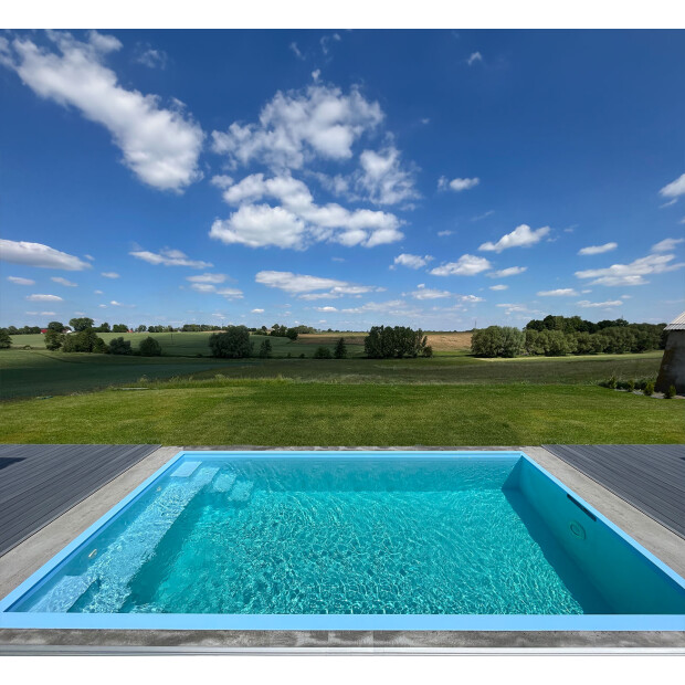 Paradise Beach 600 Polypropylen Pool - Komplettes Set inkl. Montage