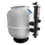 MIDA.Carbon Premium GFK Filterbehälter mit 6-Wege-Ventil oder Besgo