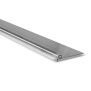 Keilbiesenleiste Aluminium 105 mm breit, Länge 200 cm