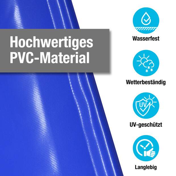 Aufblasbare Poolabdeckung Form Rechteck, Sonderanfertigung