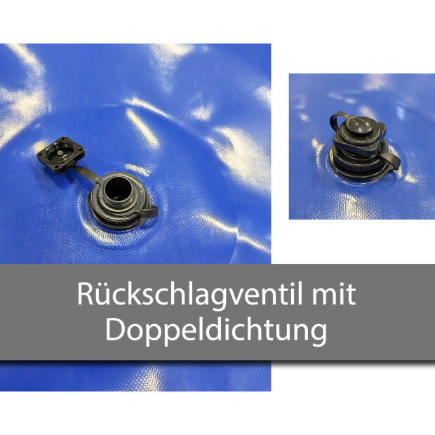 Aufblasbare Poolabdeckung Form Rechteck, Sonderanfertigung
