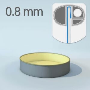 Schwimmbecken Innenh&uuml;lle rund - 120 cm x 0,8 mm -...