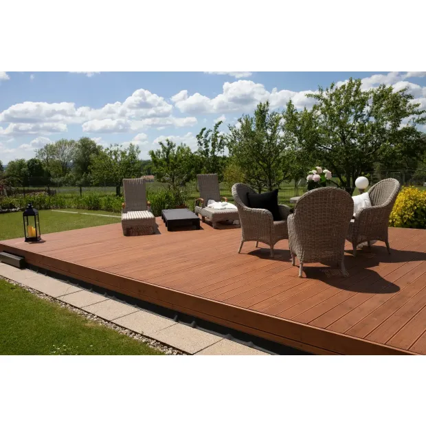 Pooldeck verschiebbare Terrasse - Längs verschiebbar