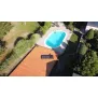 Pooldeck verschiebbare Terrasse - Längs verschiebbar