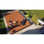 Pooldeck verschiebbare Terrasse - Längs verschiebbar