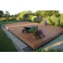 Pooldeck verschiebbare Terrasse - Längs verschiebbar