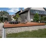 Pooldeck verschiebbare Terrasse - Längsverschiebbar von der Mitte