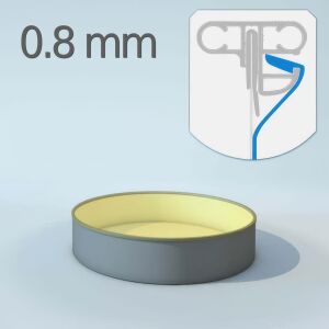 Schwimmbecken Innenh&uuml;lle rund - Keilbiese - 150 cm x...