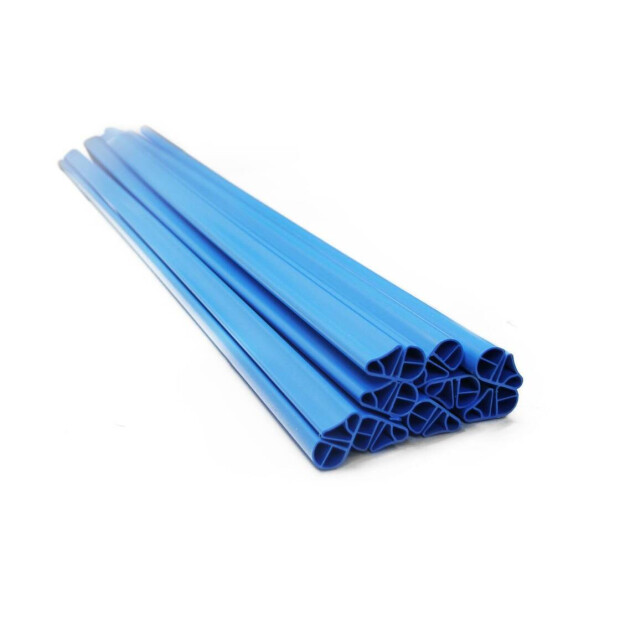 Handlaufpaket BASIC - Rund, Blau inkl. Profilverbinder 500 cm