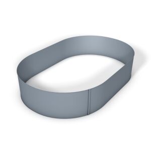 Pool Stahlmantel Oval - 120 cm Tief 0,6 mm  916 x 460 cm