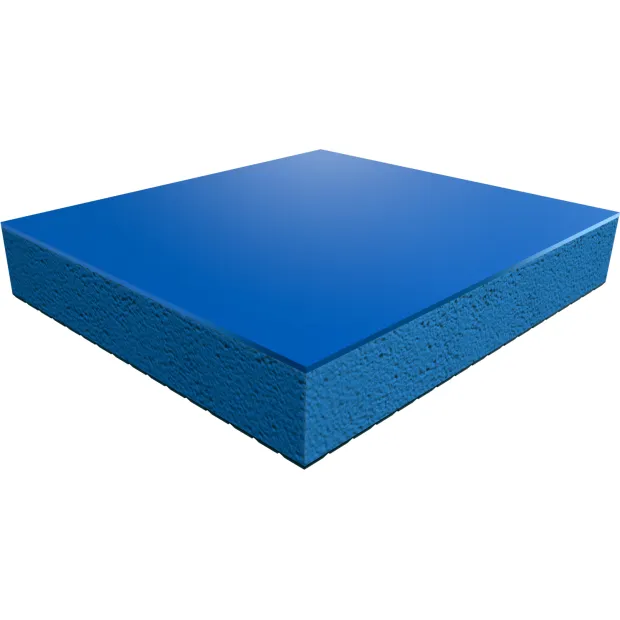 Schaumabdeckung - 6mm in blau