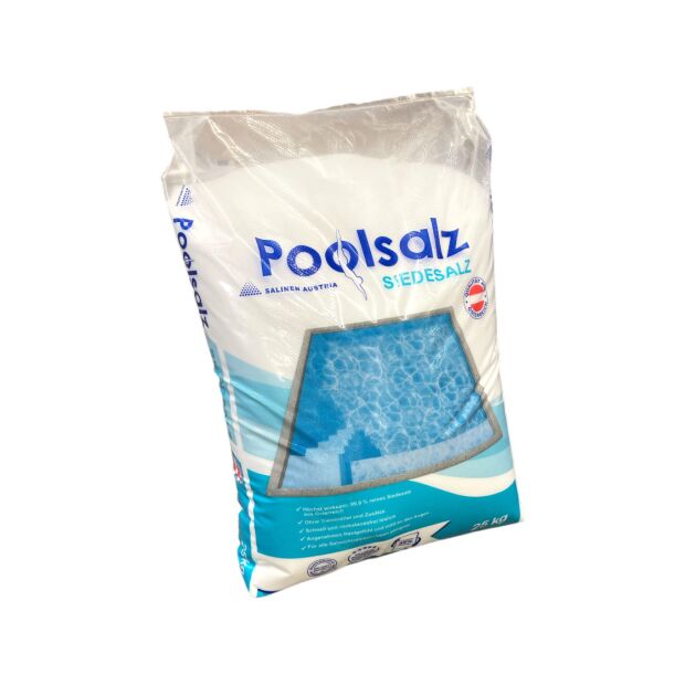 Salzkristall Poolsalz Granulat 25 kg - Salzelektrolyse