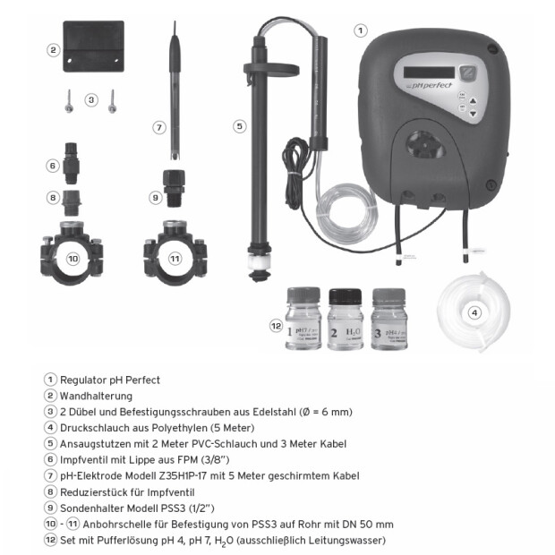 pH-Perfect von Zodiac mit KIT POD Messzelle 50mm