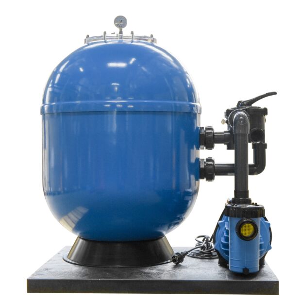 Sandfilteranlage GFK Atlantica 620 mm mit drehzahlgesteuerter Poolpumpe Badu Alpha ECO Soft