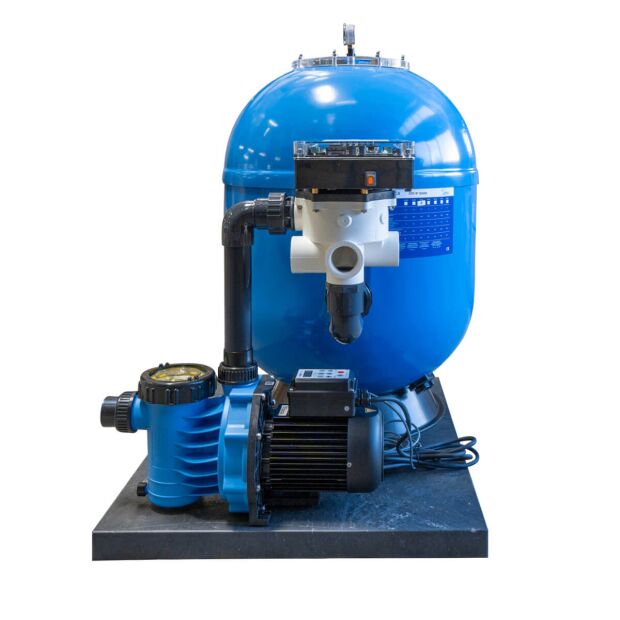 Atlantica GFK Ø 620 mm Rückspülautomatik BADU OmniTronic. Alpha ECO Soft Poolpumpe