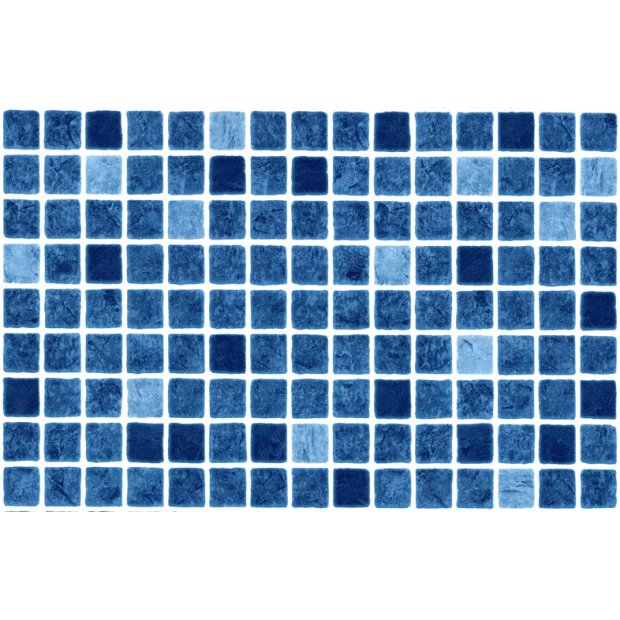 Poolfolie Sonderanfertigung - mosaik-blau