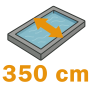 350 cm