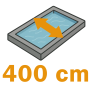 400 cm