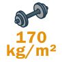 170 kg/m&sup2;
