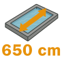650 cm